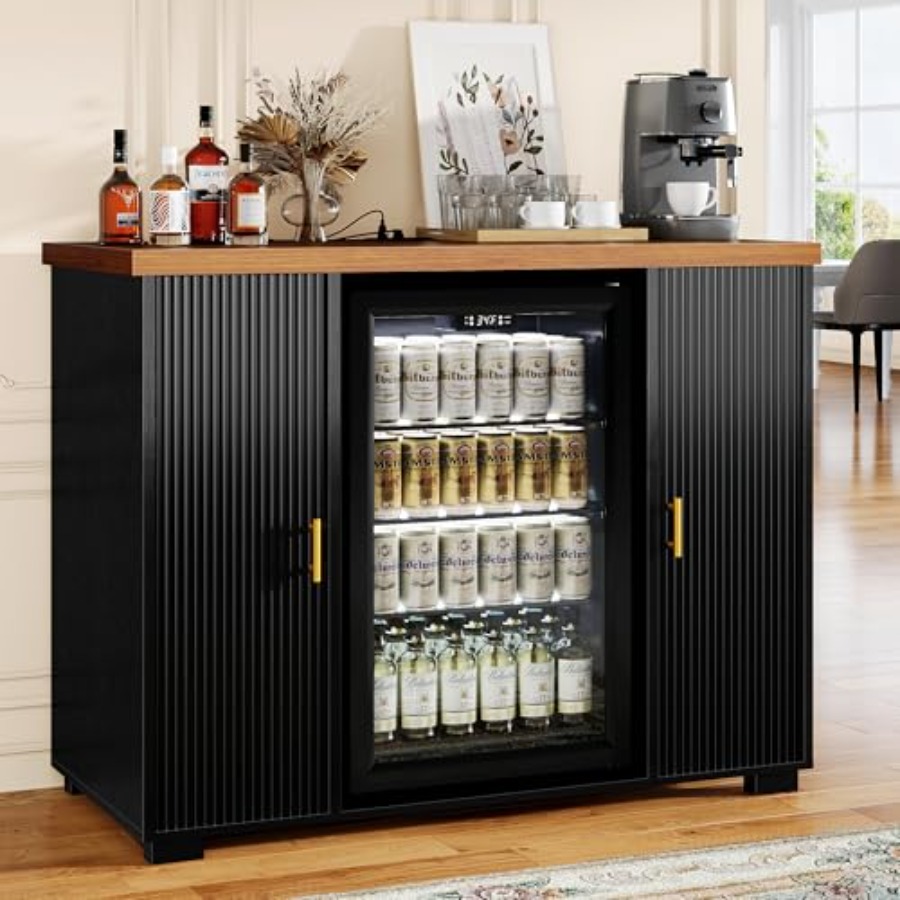 Home Bar And Cabinet - 47-дюймовый шкаф для кофе-бара с местом