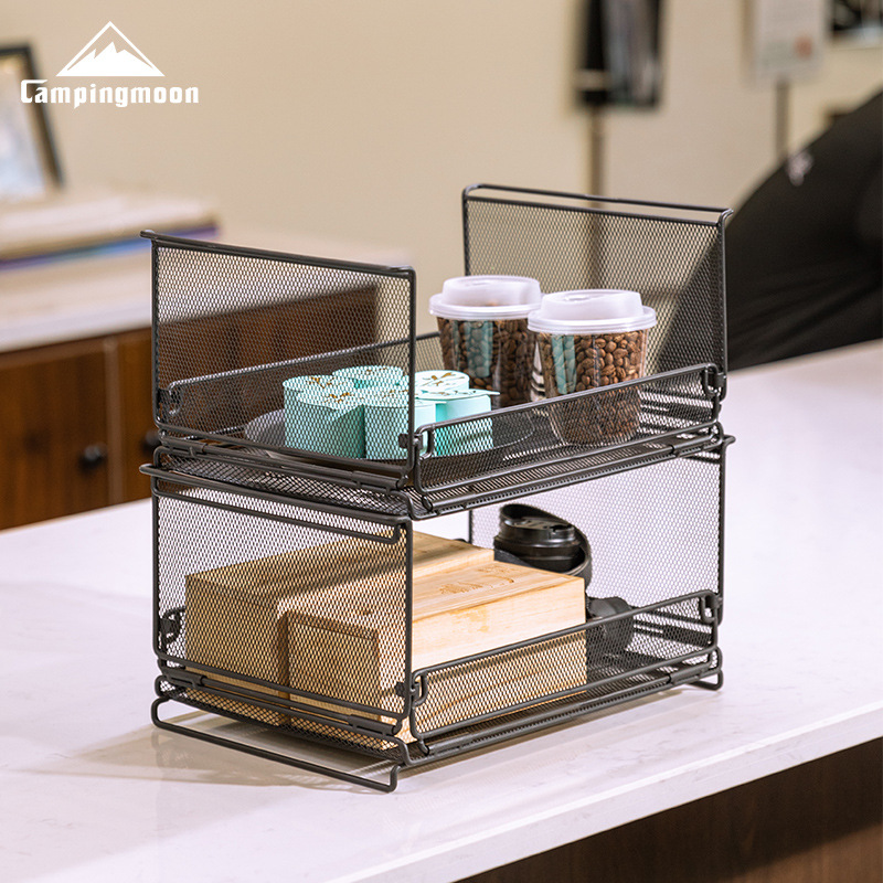 Home Bar Shelves - Складная полка-сетка CAMPINGMOON CK-23BK для хранения,