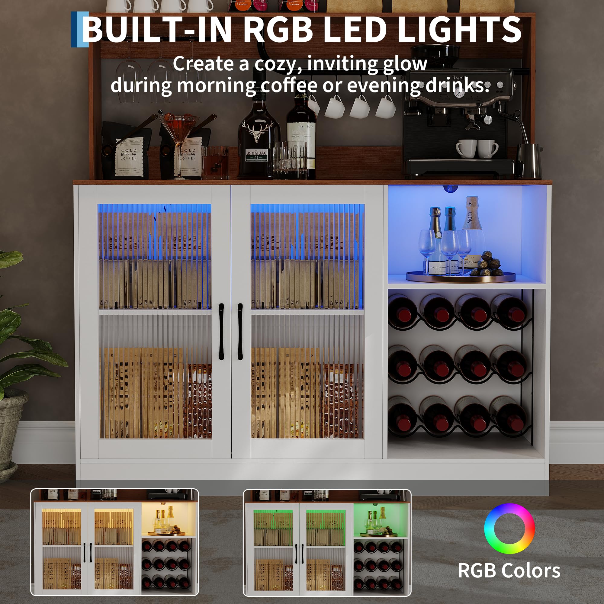 Винный барный шкаф с LED-подсв – обзор и цена Home Bar And Cabinet
