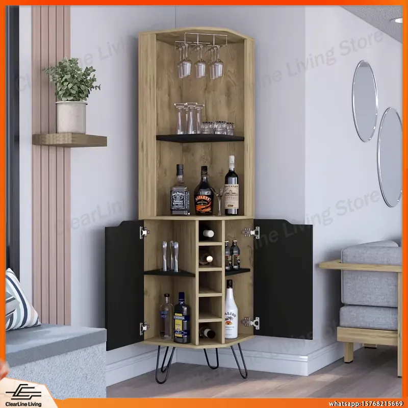 Угловой барный шкаф с 6 встрое – обзор и цена Home Bar And Cabinet