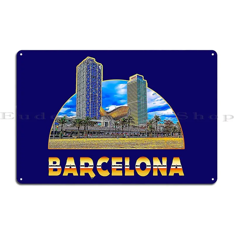 Металлическая табличка с изобр – обзор и цена Home Barcelona