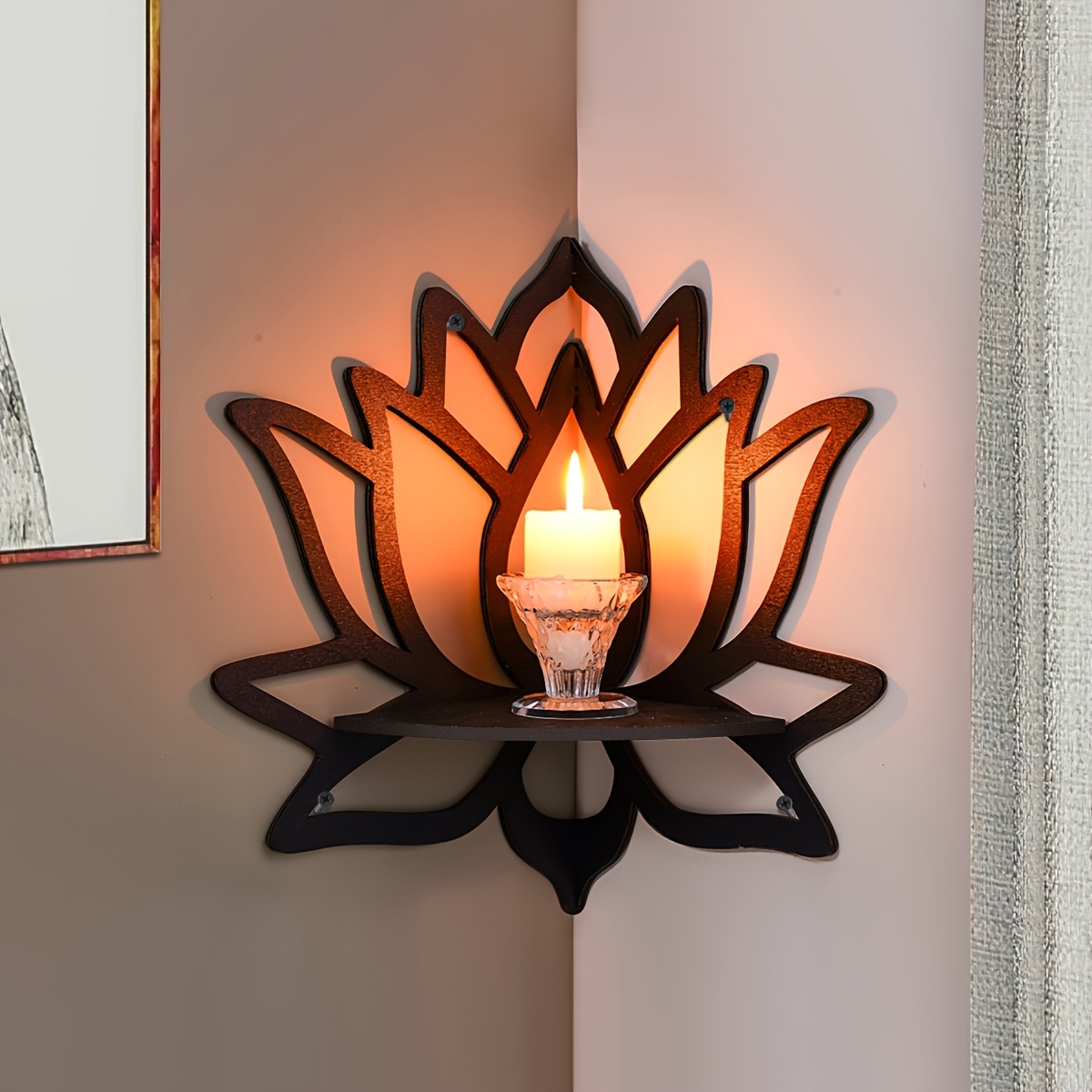 Угловая полка Lotus Corner, на – обзор и цена Home Bar Shelves
