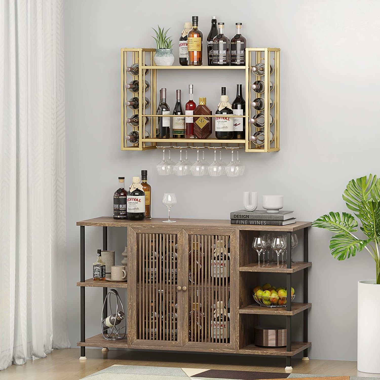 Настенная винная полка, настен – обзор и цена Home Bar Shelves